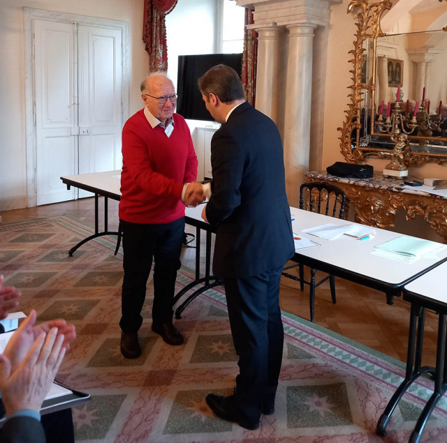 Remise de médaille