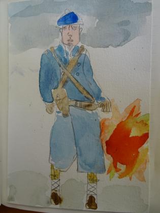 Extrait du carnet lauréat national de la mention artistique de la 9ème édition (2014-2015) de l’école d’Ecouché (61)