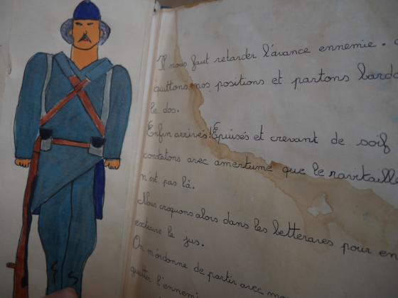 Extrait du carnet lauréat du 1er prix national de la 11ème édition (2016-2017) de l’école Notre-Dame de Bapaume (62)