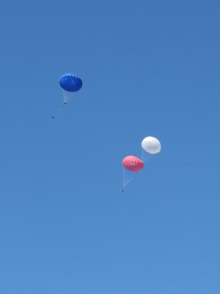 Largages de colis sur Loubressac